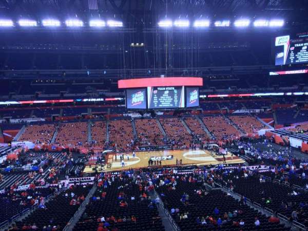 Lucas Oil Stadium, section: 414, row: 1, seat: 1