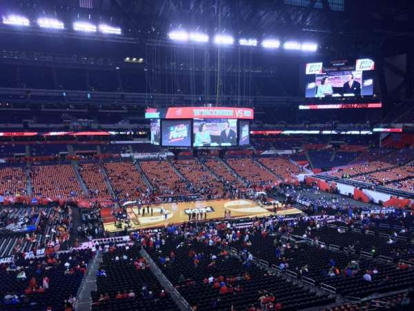 Lucas Oil Stadium, section: 415, row: 1, seat: 1
