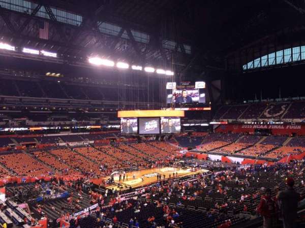 Lucas Oil Stadium, section: 418, row: 1, seat: 1