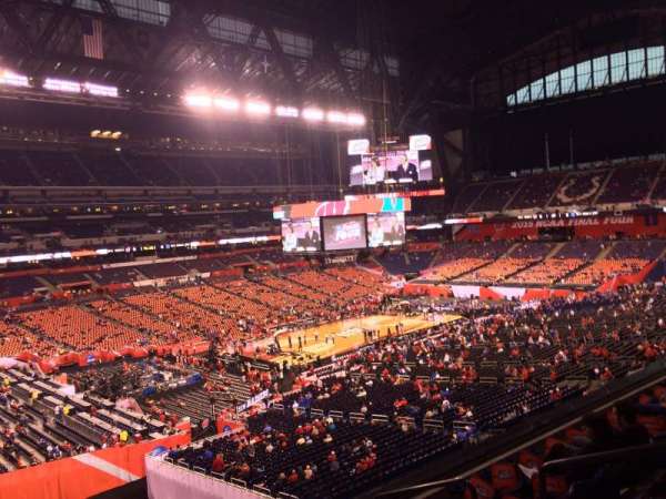 Lucas Oil Stadium, section: 419, row: 1, seat: 1