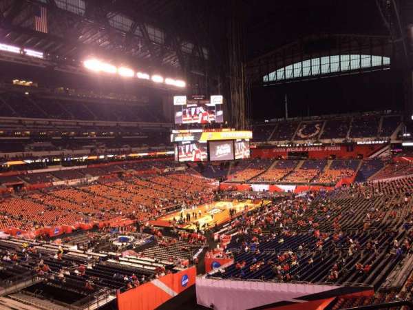Lucas Oil Stadium, section: 422, row: 1, seat: 1
