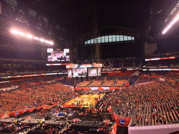 Lucas Oil Stadium, section: 424, row: 1, seat: 1