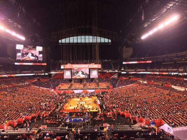 Lucas Oil Stadium, section: 427, row: 1, seat: 1
