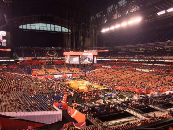 Lucas Oil Stadium, section: 430, row: 1, seat: 1