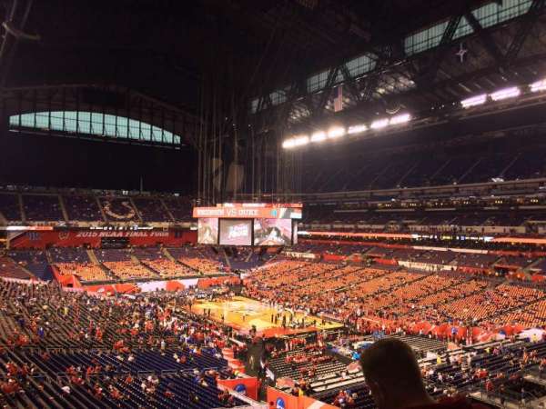 Lucas Oil Stadium, section: 431, row: 1, seat: 1