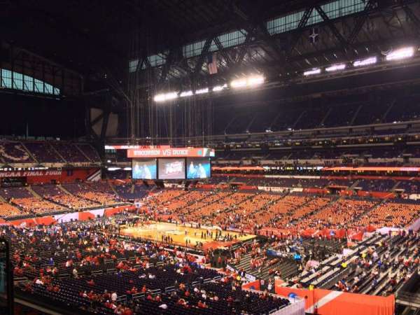 Lucas Oil Stadium, section: 434, row: 1, seat: 1