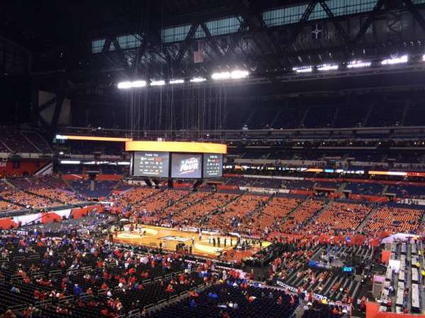 Lucas Oil Stadium, section: 436, row: 1, seat: 1