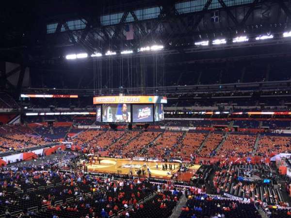 Lucas Oil Stadium, section: 437, row: 1, seat: 1