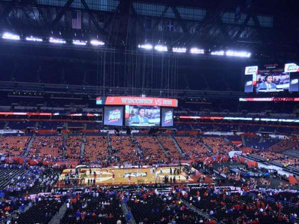 Lucas Oil Stadium, section: 441, row: 1, seat: 1