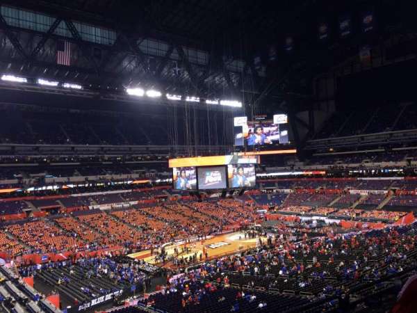 Lucas Oil Stadium, section: 445, row: 1, seat: 1