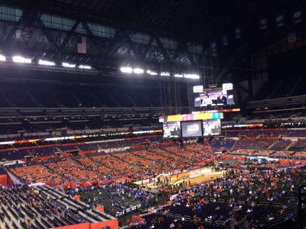 Lucas Oil Stadium, section: 446, row: 1, seat: 1