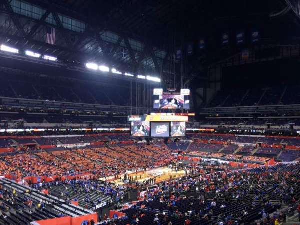 Lucas Oil Stadium, section: 447, row: 1, seat: 1