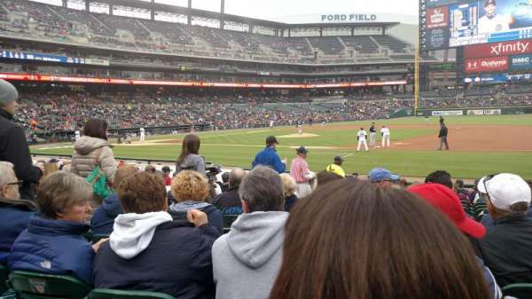 Comerica Park, section: 119, row: 17, seat: 12