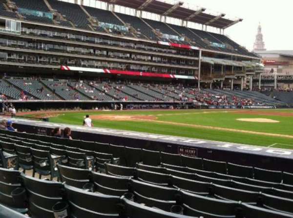 Progressive Field, section: 142, row: N, seat: 6