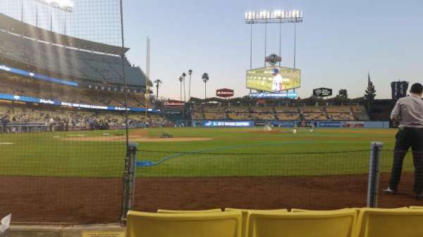 Dodger Stadium, section: 4dg, row: 4