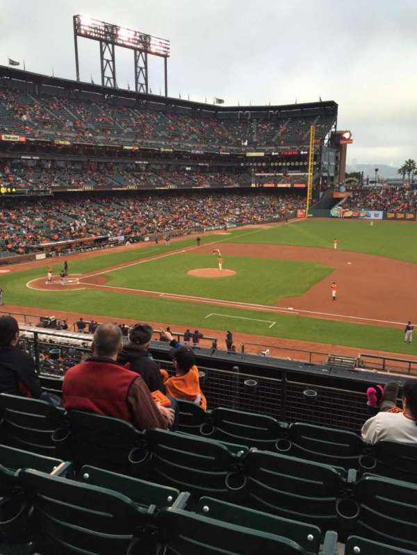 Oracle Park, section: 207, row: E, seat: 6