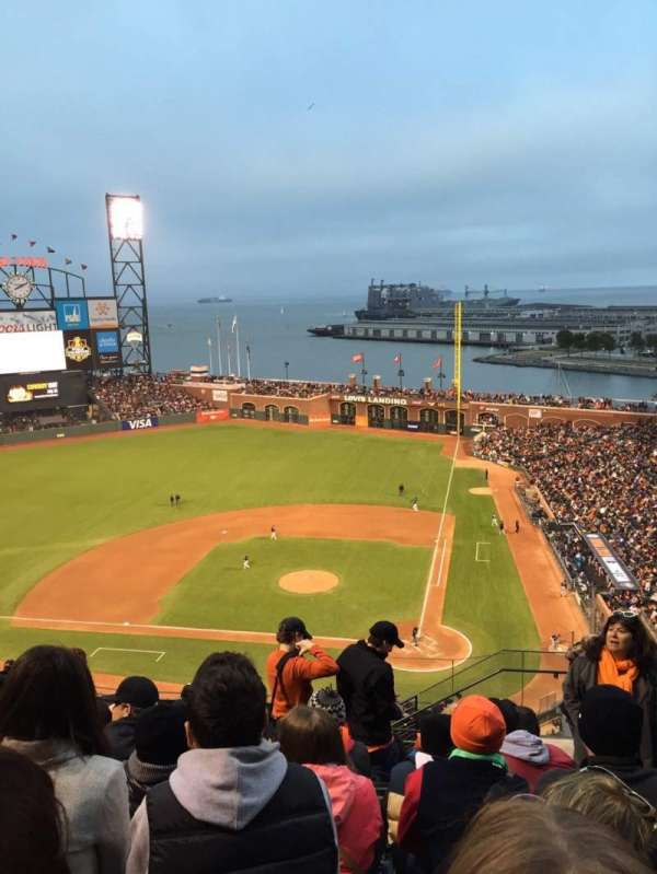 Oracle Park, section: VR320, row: 9, seat: 2