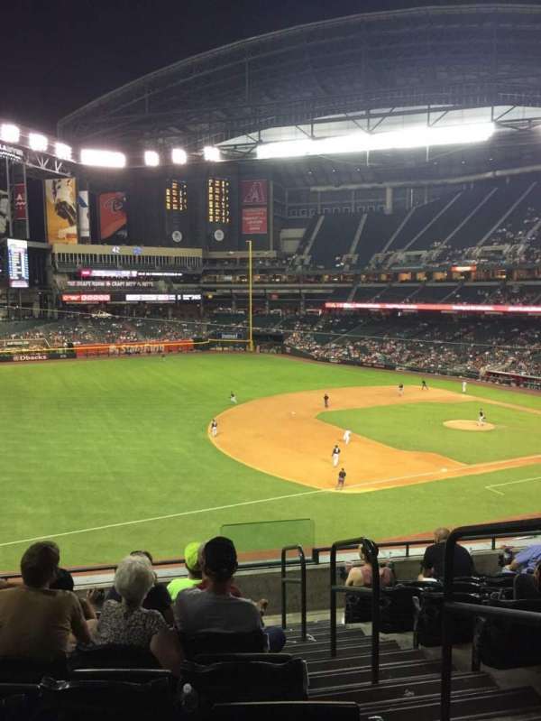 Chase Field, section: 216, row: 8, seat: 1