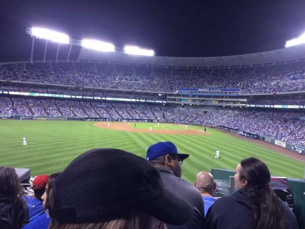 Kauffman Stadium, section: 203, row: E, seat: 16