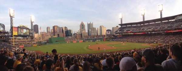 PNC Park, section: 125, row: V, seat: 8