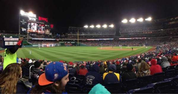 Nationals Park, section: 109, row: M, seat: 4