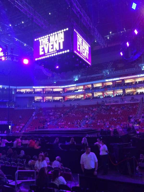 KFC Yum! Center, section: 105, row: G, seat: 10