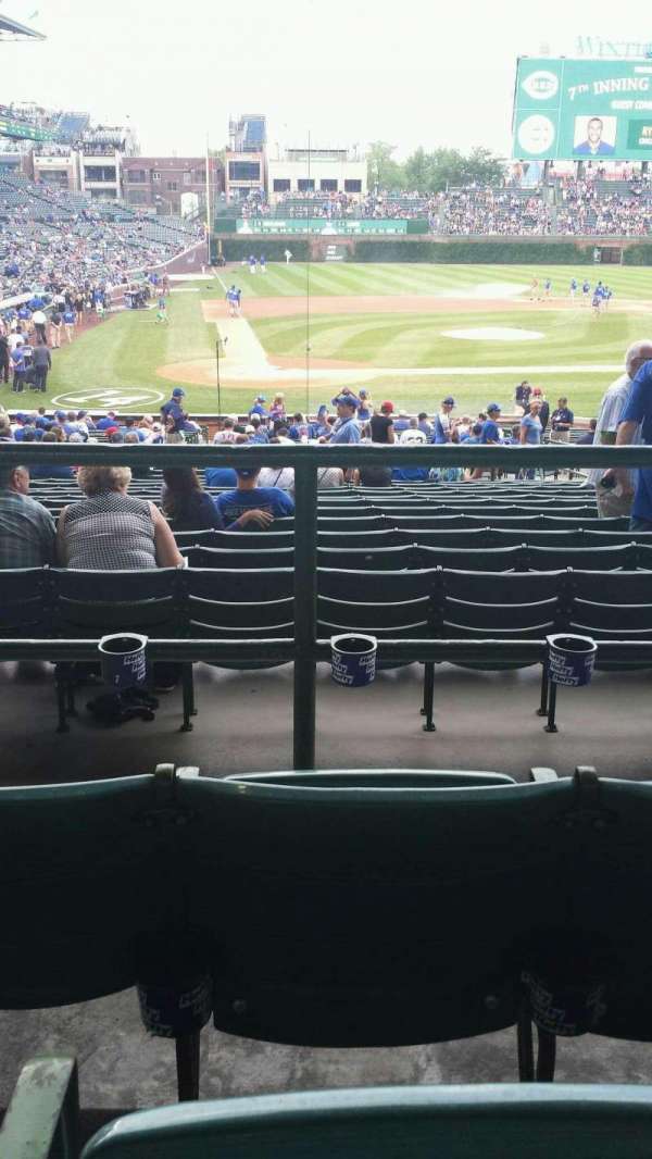 Wrigley Field, section: 221, row: 3, seat: 21