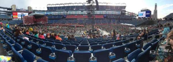 Gillette Stadium, section: 110, row: 22
