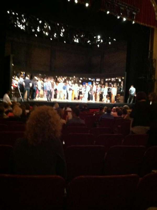 Cadillac Palace Theater, section: orchestra L, row: N, seat: 15