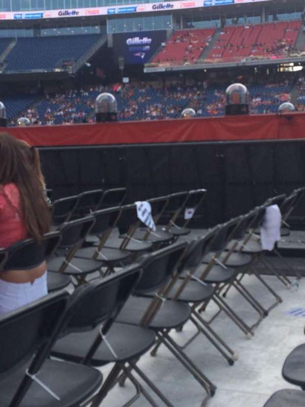 Gillette Stadium, section: Floor B3, row: 7, seat: 10