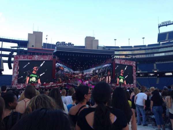 Gillette Stadium, section: Floor B4, row: 24, seat: 3,4