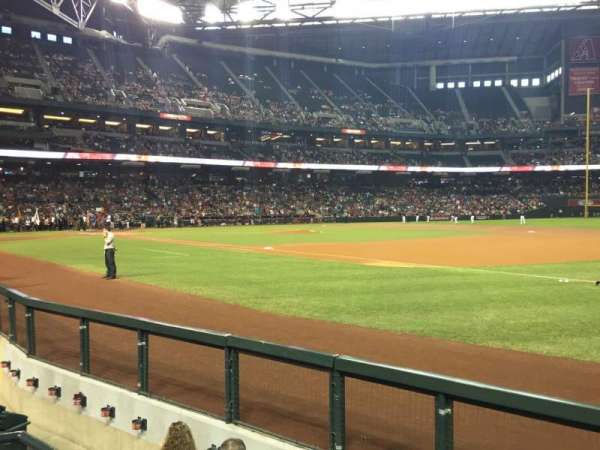 Chase Field, section: A, row: C, seat: 12