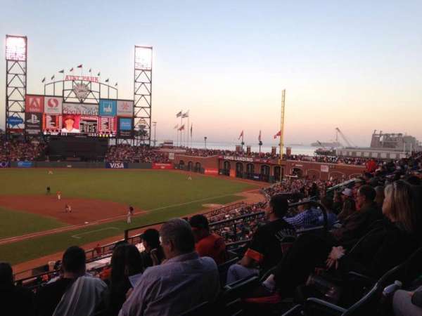 Oracle Park, section: 212, row: E, seat: 8