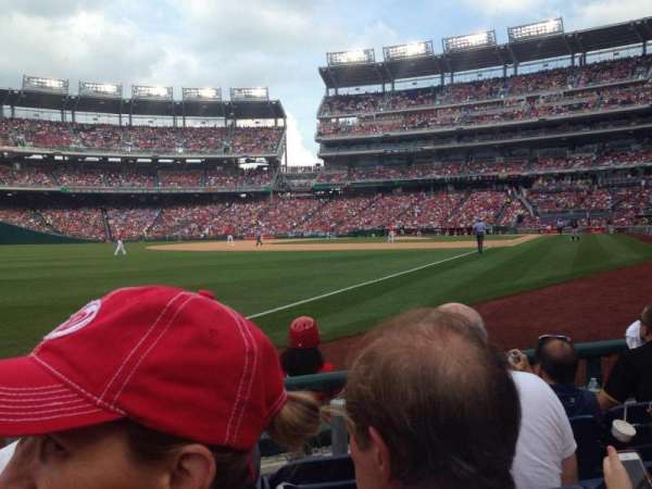 Nationals Park, section: 110, row: D, seat: 13