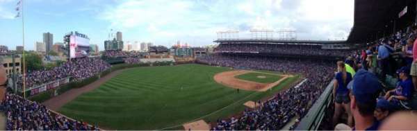 Wrigley Field, section: 305L, row: 1, seat: 16