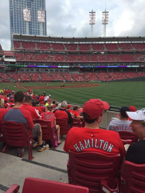 Great American Ball Park, section: 138, row: X, seat: 12
