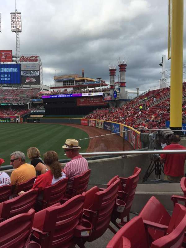 Great American Ball Park, section: 138, row: X, seat: 12