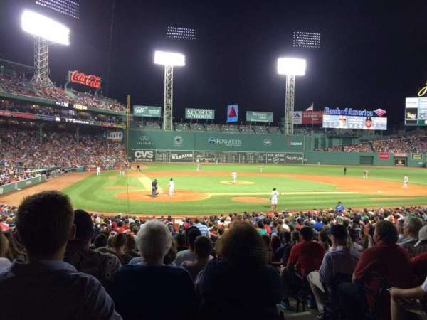 Fenway Park, section: Loge Box 125, row: LL, seat: 2