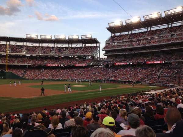 Nationals Park, section: 113, row: R, seat: 9