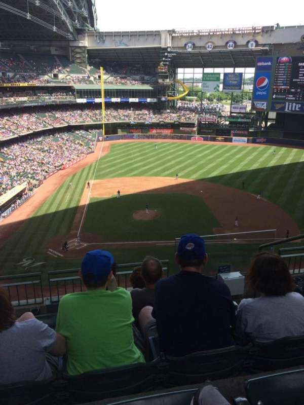 American Family Field, section: 417, row: 5, seat: 7