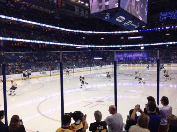 Benchmark International Arena, section: 106, row: F, seat: 3