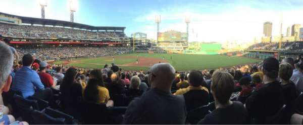 PNC Park, section: 108, row: U, seat: 18