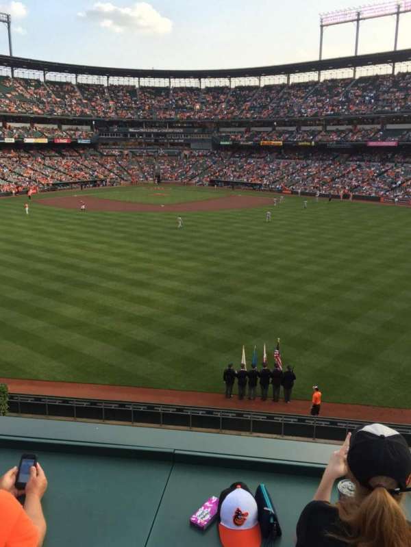 Oriole Park at Camden Yards, section: CF Roof Deck, row: 2, seat: 19