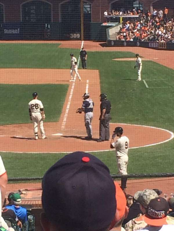 Oracle Park, section: 119, row: 27, seat: 14