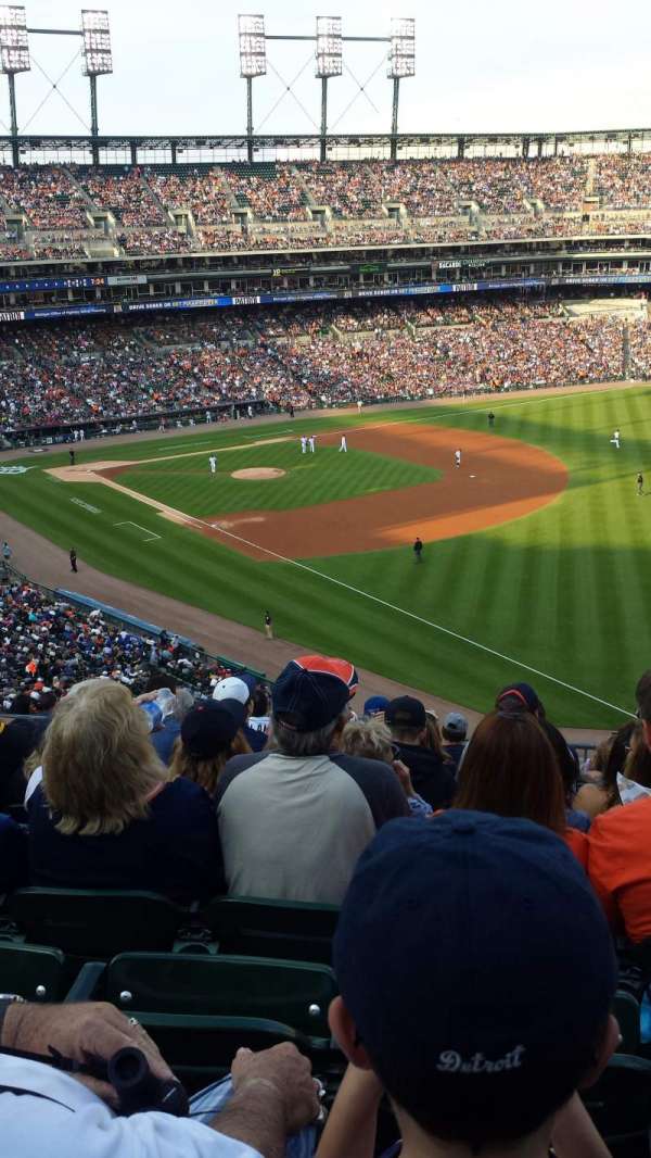 Comerica Park, section: 213, row: 10, seat: 3