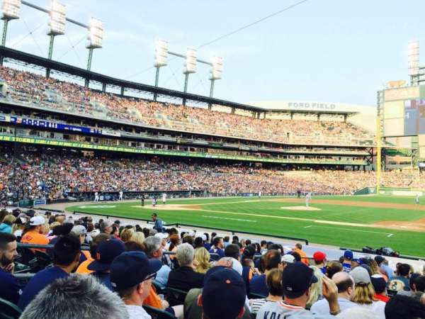 Comerica park, section: 120, row: 20, seat: 4