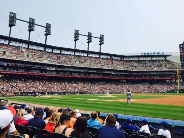 Comerica Park, section: 118, row: 8, seat: 18