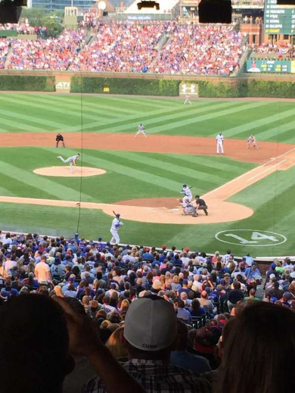 Wrigley Field, section: 215, row: 20, seat: 21
