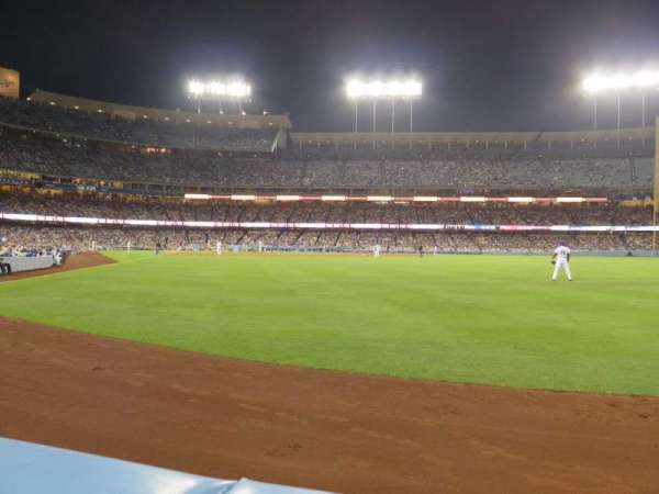 Dodger Stadium, section: 52FD, row: AA, seat: 1