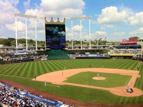 Kauffman Stadium, section: 311, row: A, seat: 1